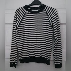 Bassike 100% Organic Cotton Striped Tee